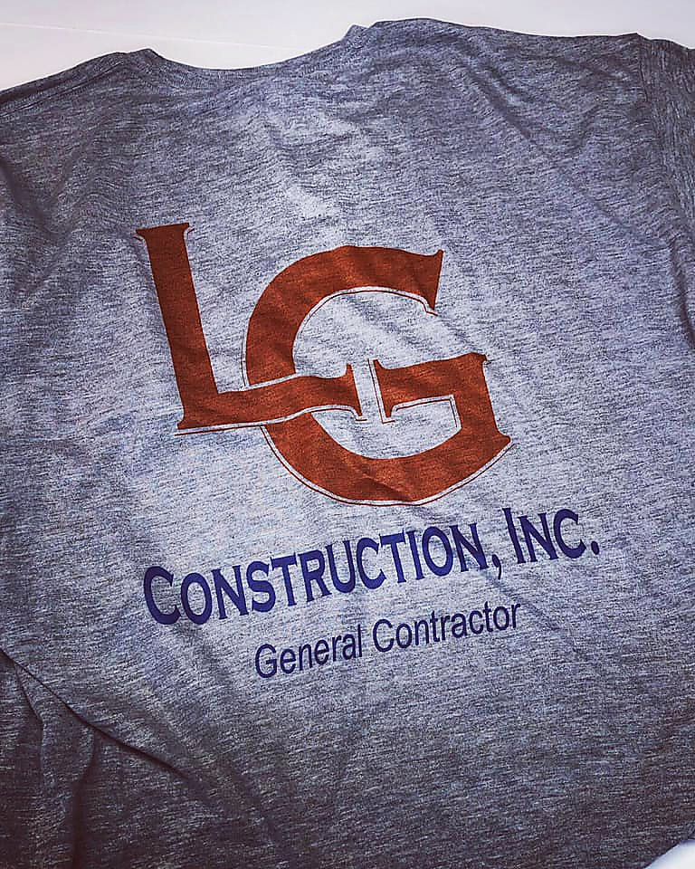 An LG Construction T-shirt